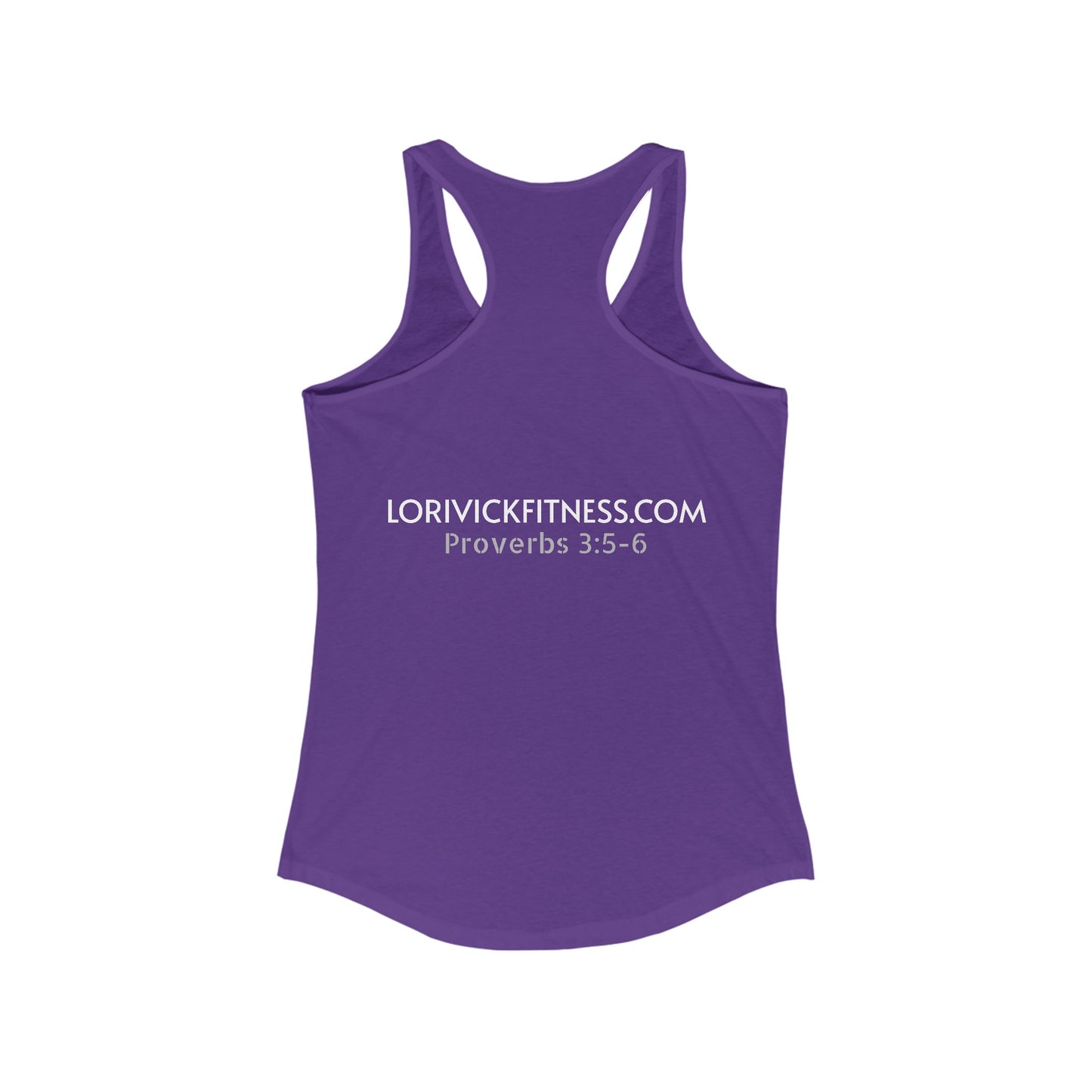 Women's Ideal Racerback Tank "PREP IS A PRIVILEGE"