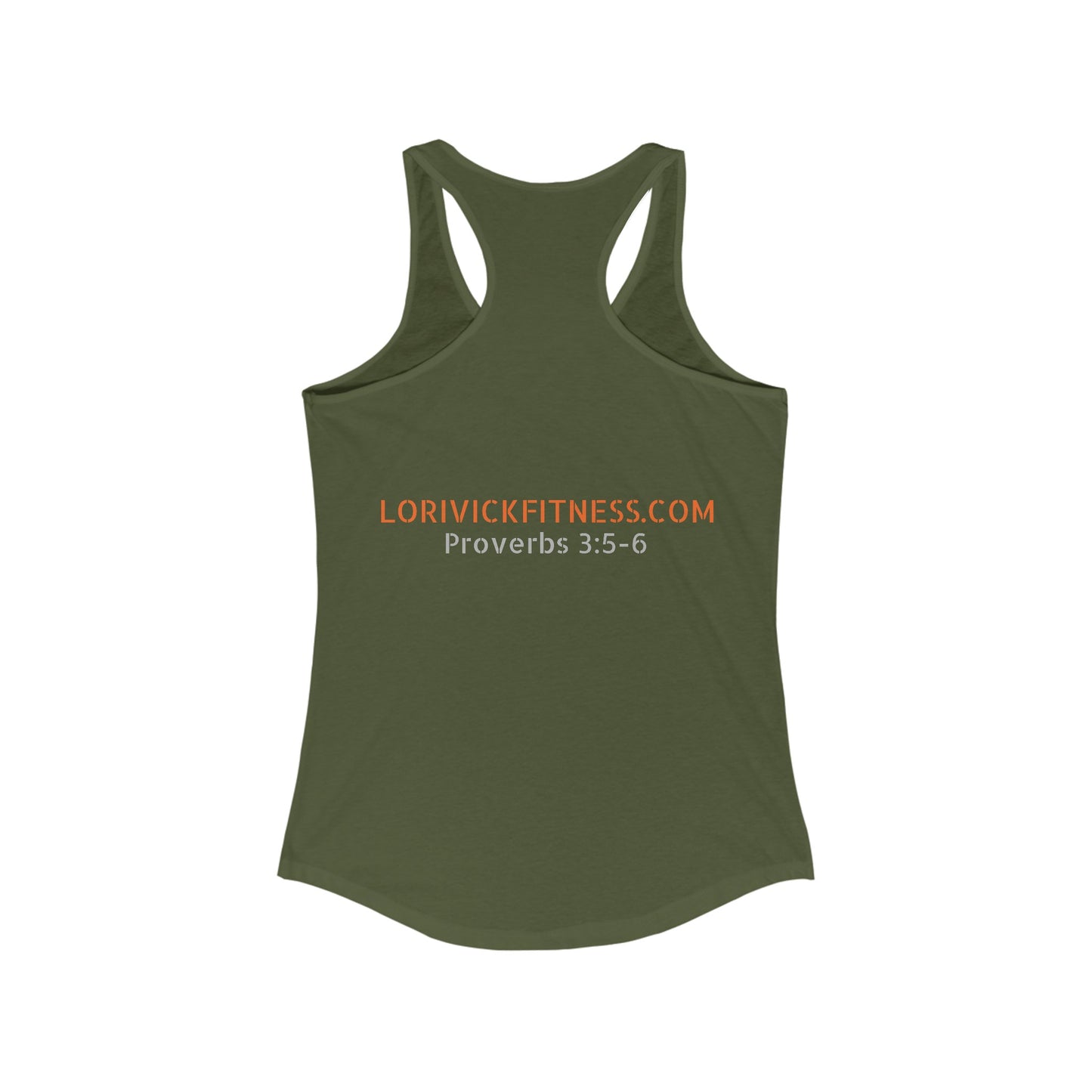 Women's Ideal Racerback Tank "PREP IS A PRIVILEGE"