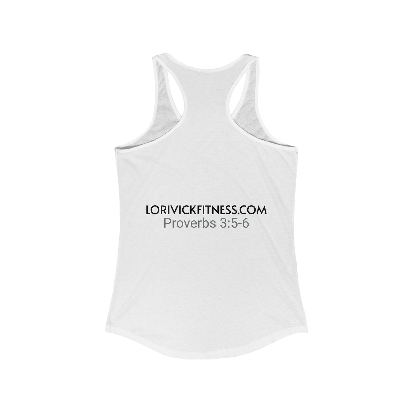Women's Ideal Racerback Tank "PREP IS A PRIVILEGE"